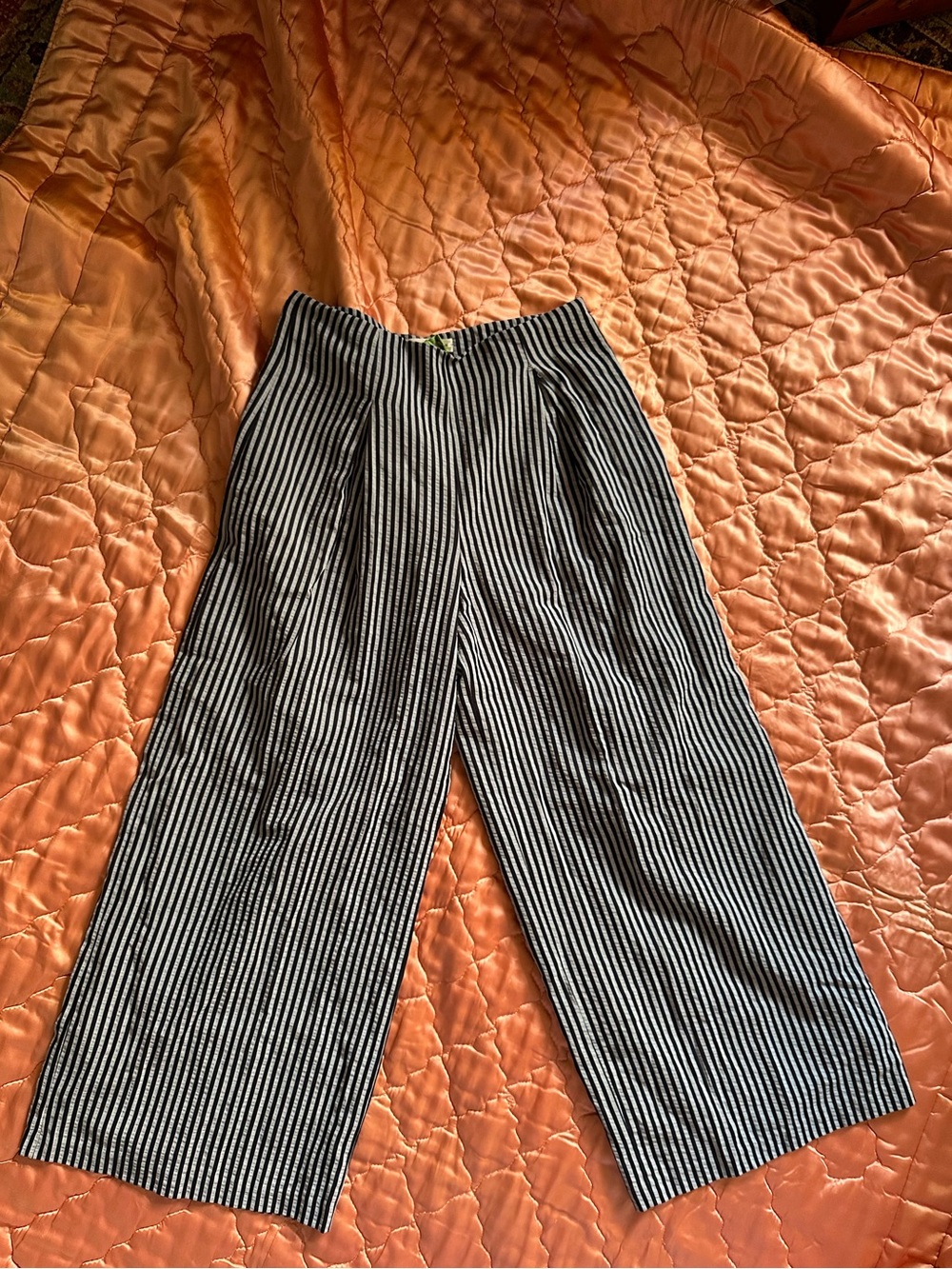 English Factory Striped Wide Leg Pants